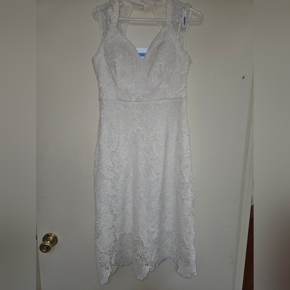 Guess Lace White Dress